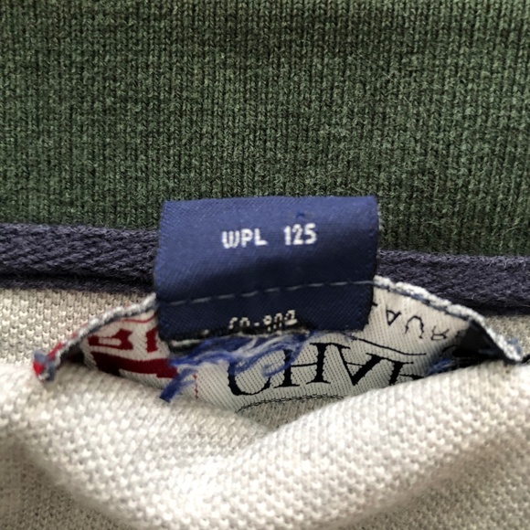 Chaps Ralph Lauren Polo Shirt Striped Short Sleeve - Picture 5 of 5